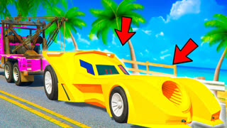 GTA 5 - УГНАЛ НОВЫЙ БЭТМОБИЛЬ ИЗ БУДУЩЕГО ! - БИТВА ЭВАКУАТОРОВ В ГТА 5 ОНЛАЙН